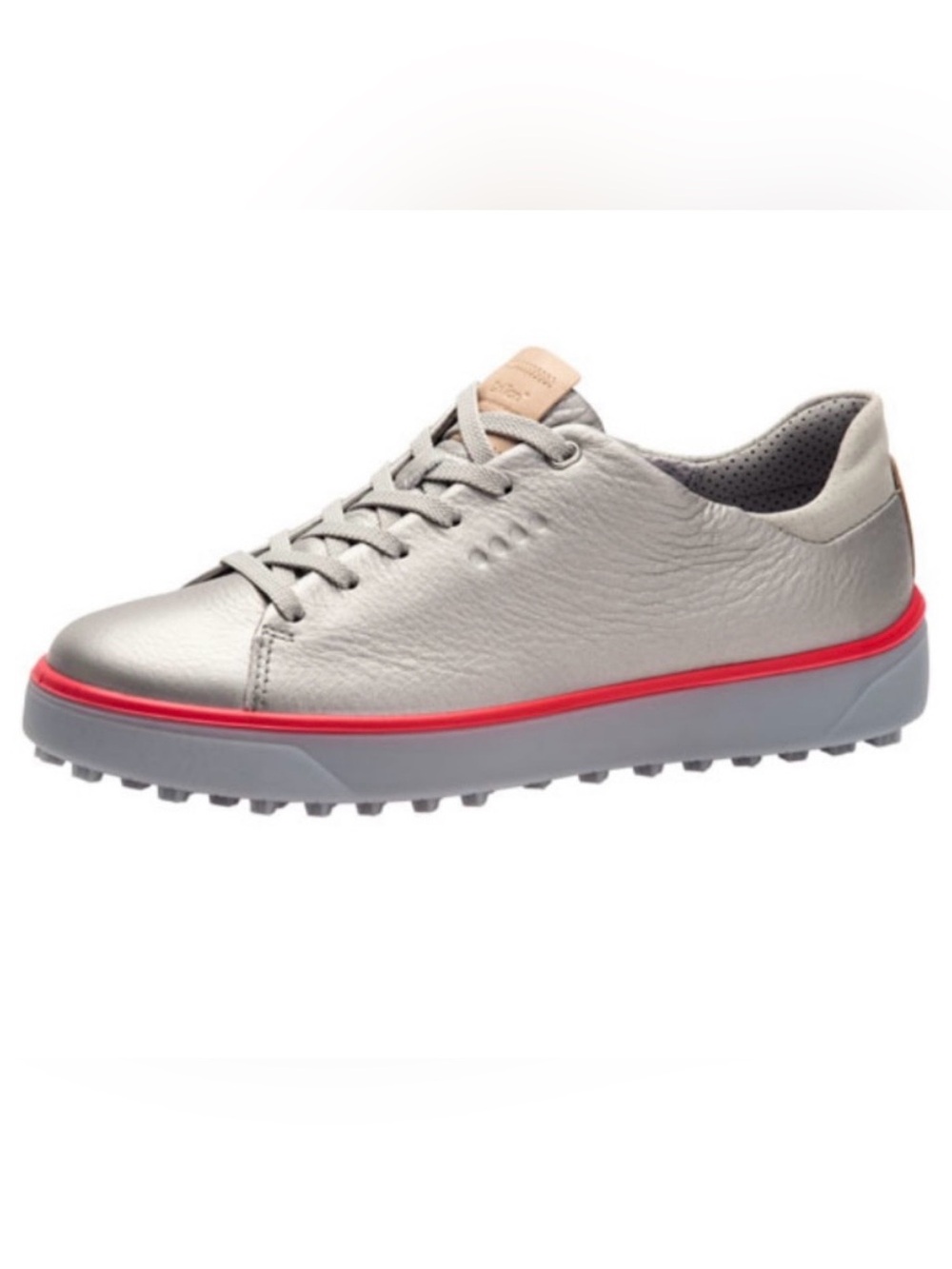 Like new Ecco hydromax silver  leather golf shoes